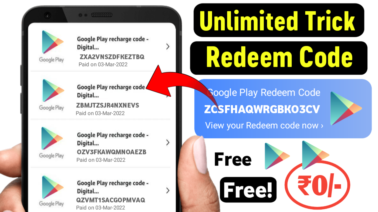 Google Play Redeem Code Free Gift Card Codes Google Redeem Code